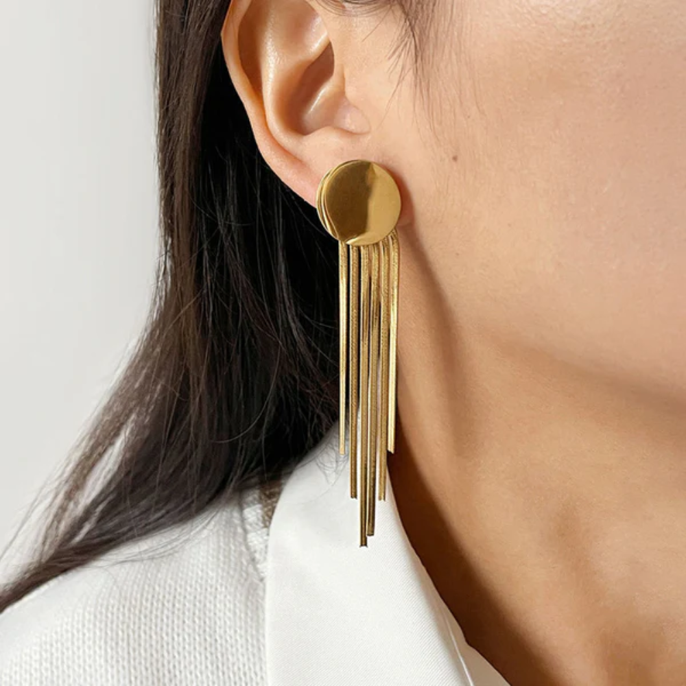 Linear Luxe Earring