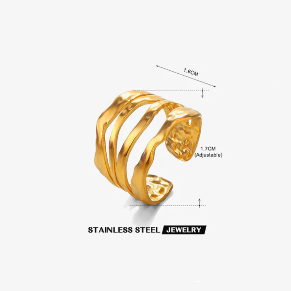 Gold Plated Minimal Ring