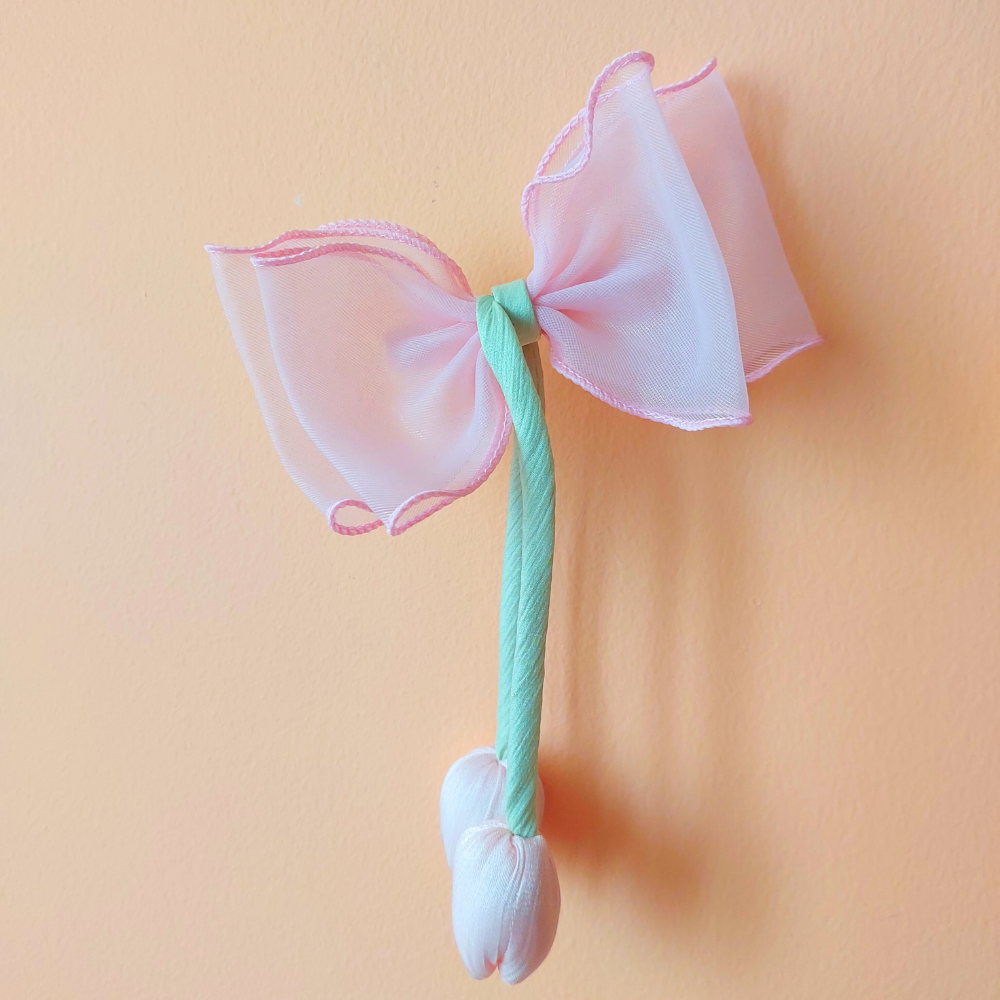 Rosewood Pink Tulip Bows