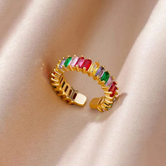 Multicolor Tennis Ring