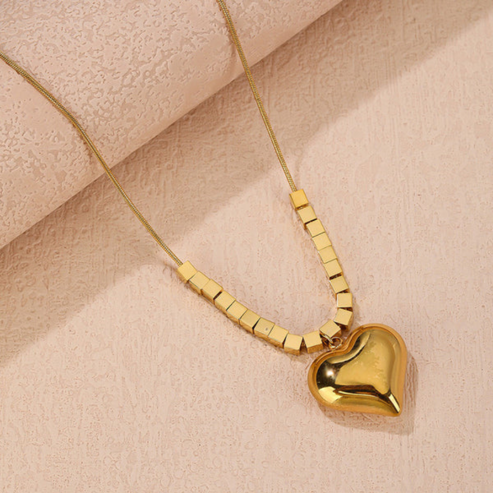 Radiant Heart Pendant Necklace