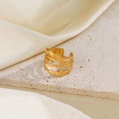 Gold Plated Minimal Ring
