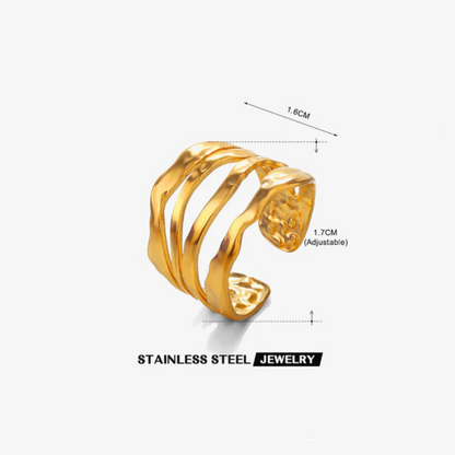 Gold Plated Minimal Ring