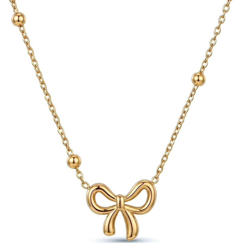 Dainty Bow Necklace