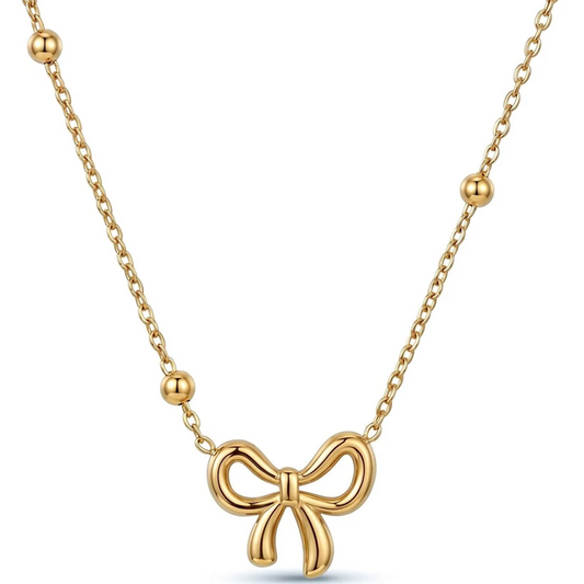 Dainty Bow Necklace