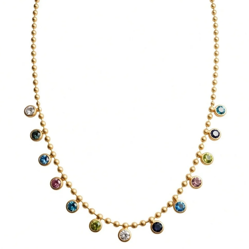 Multi Stone Necklace