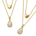 Love Drop Layered Necklace