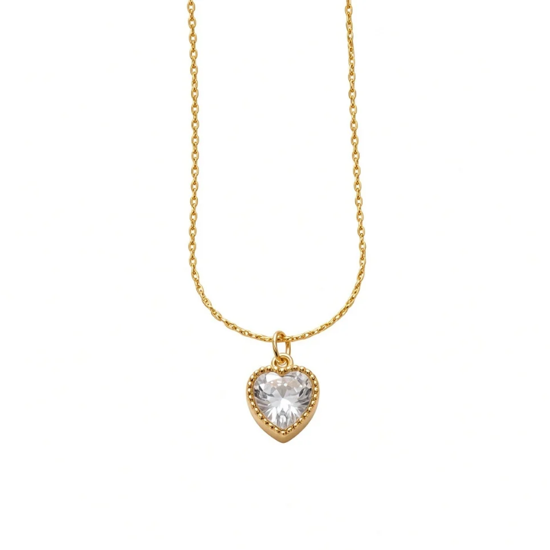 Sweetheart Solitaire Necklace