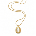 Opal Glow Pendant Necklace