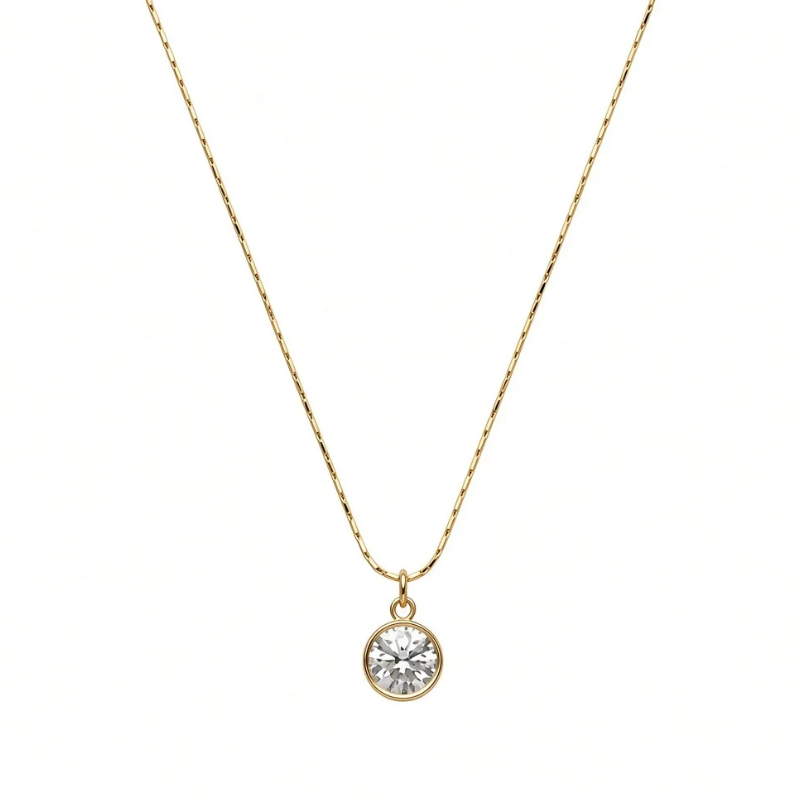 Solitaire Pendant Necklace