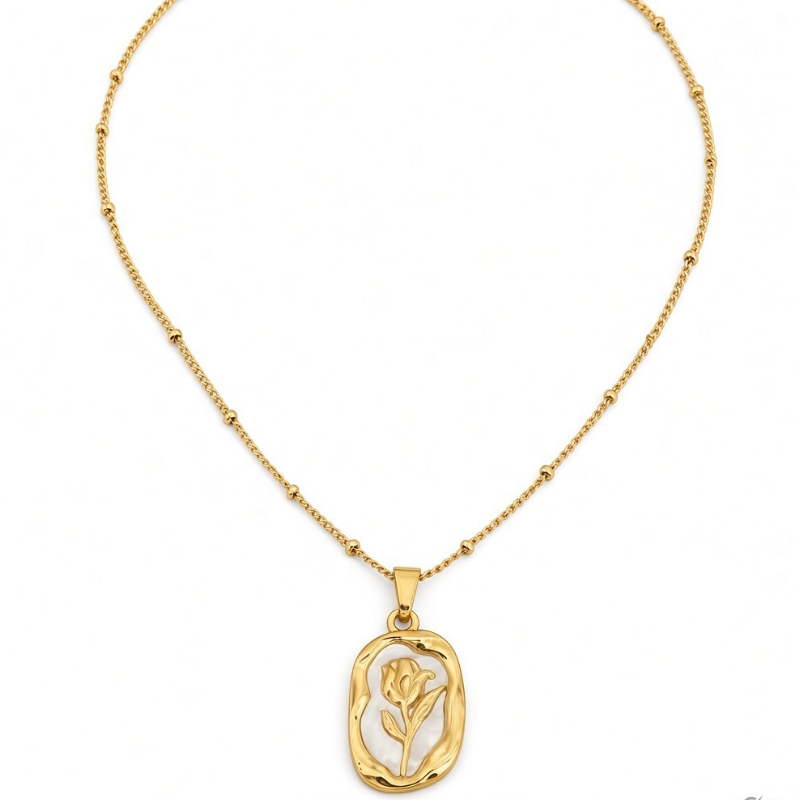 Eternal Rose Pendant Necklace