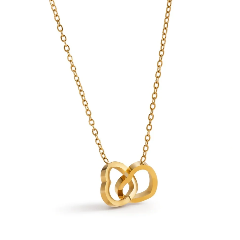 Twin Hearts Necklace