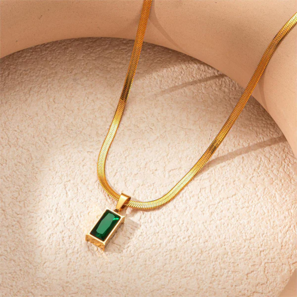 Emerald Edge Necklace