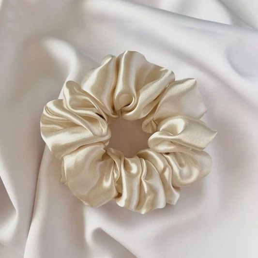 White Scrunchie